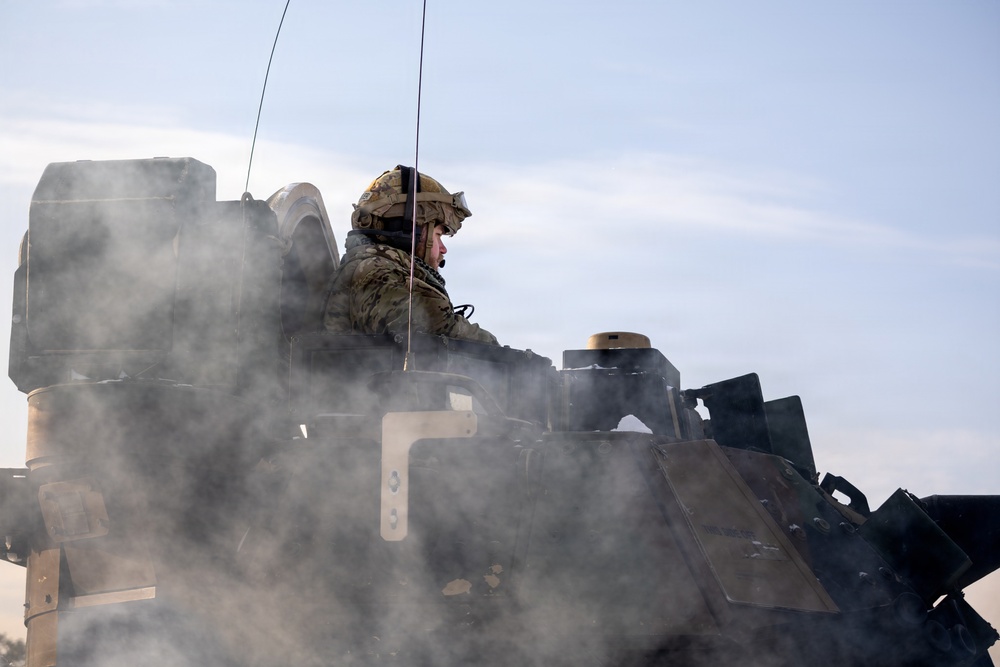 1st Cavalry Division Conducts Bradley Gunnery in Lithuania