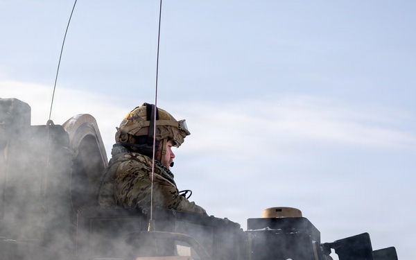 1st Cavalry Division Conducts Bradley Gunnery in Lithuania