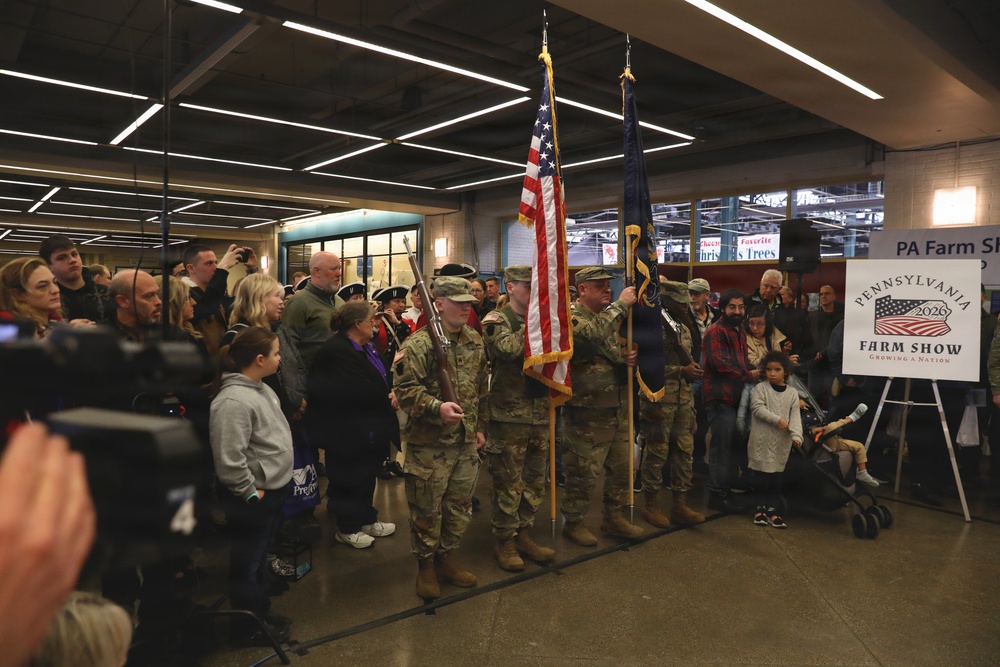 28th Infantry Division Color Guard at Pennsylvania Farm Show