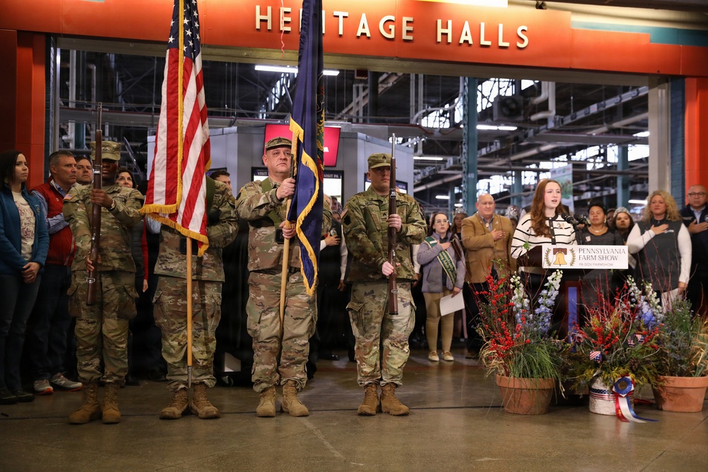 28th Infantry Division Color Guard at Pennsylvania Farm Show