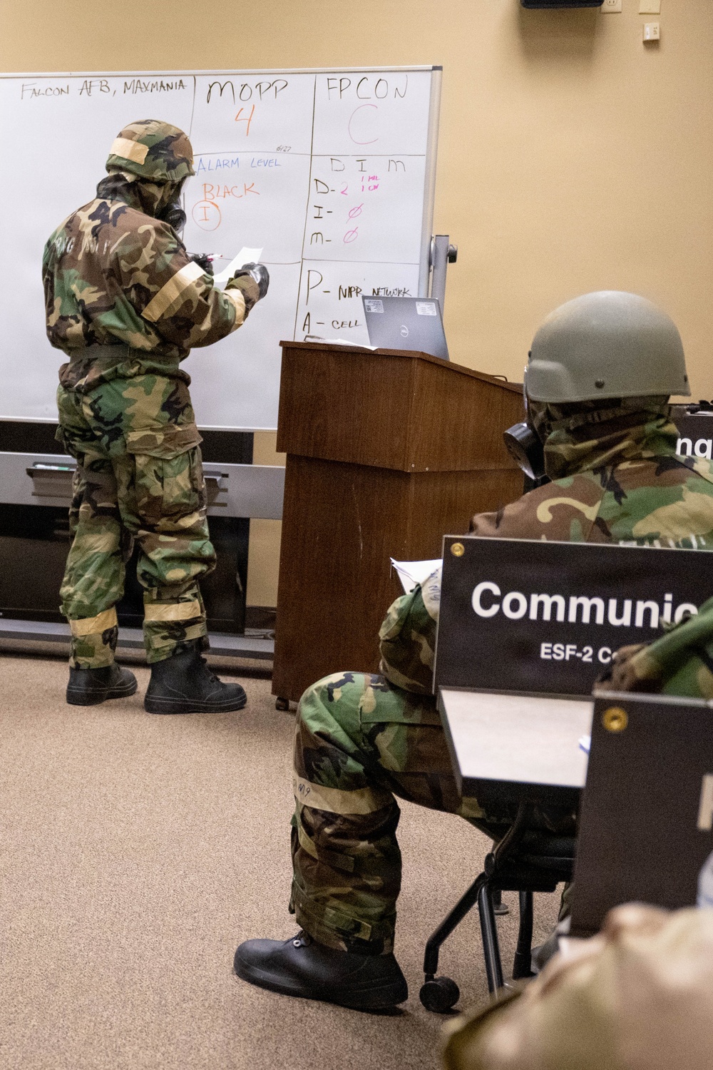 Emergency operations center training