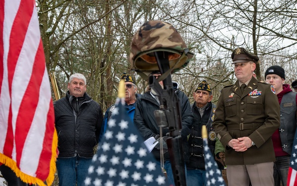 56th Multi-Domain Command-Europe Honors Fallen Soldiers at Redleg Memorial