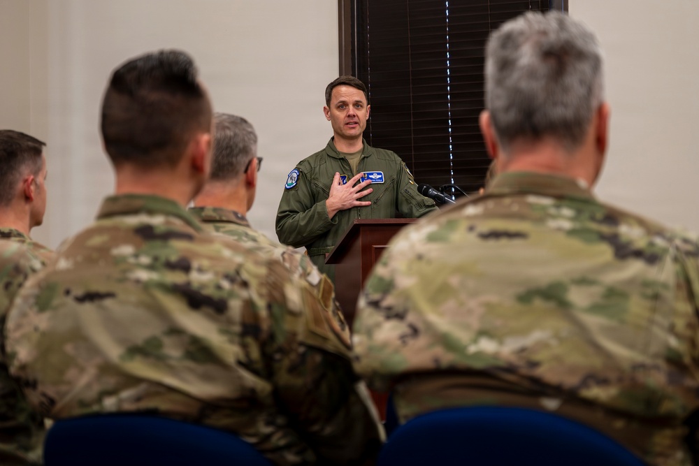 Col. Robert French assumes command of the 157th AOG