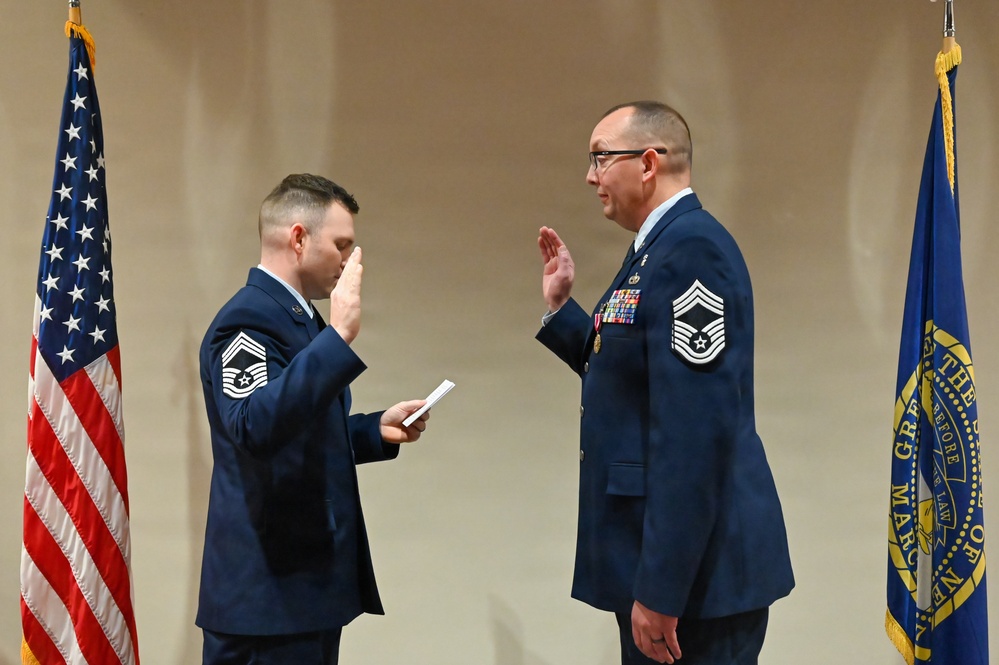 Koch's Promotion to Chief Master Sgt.