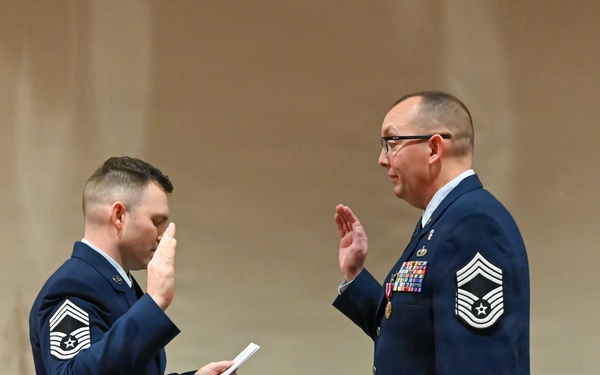 Koch's Promotion to Chief Master Sgt.