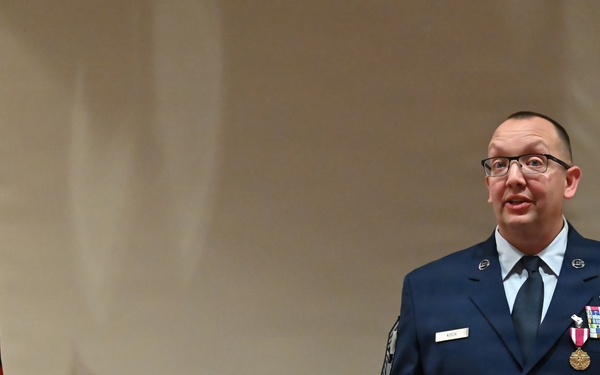 Koch's Promotion to Chief Master Sgt.