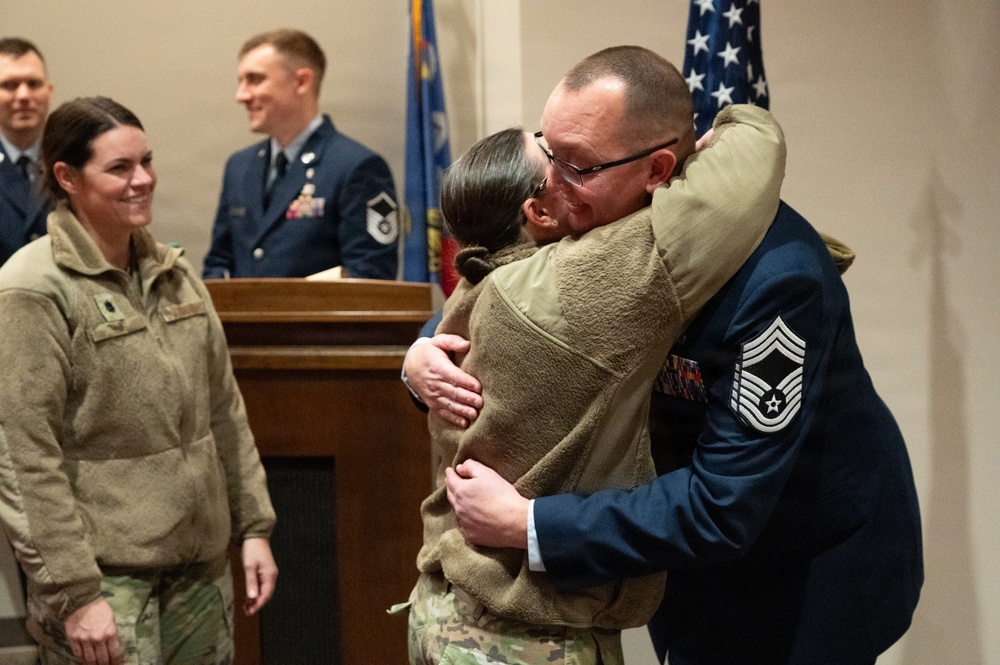 Koch's Promotion to Chief Master Sgt.
