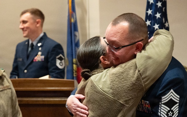 Koch's Promotion to Chief Master Sgt.