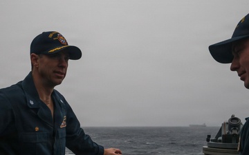 USS Paul Ignatius (DDG 117) conducts maritime operations in support of M/V Bella 1 seizure