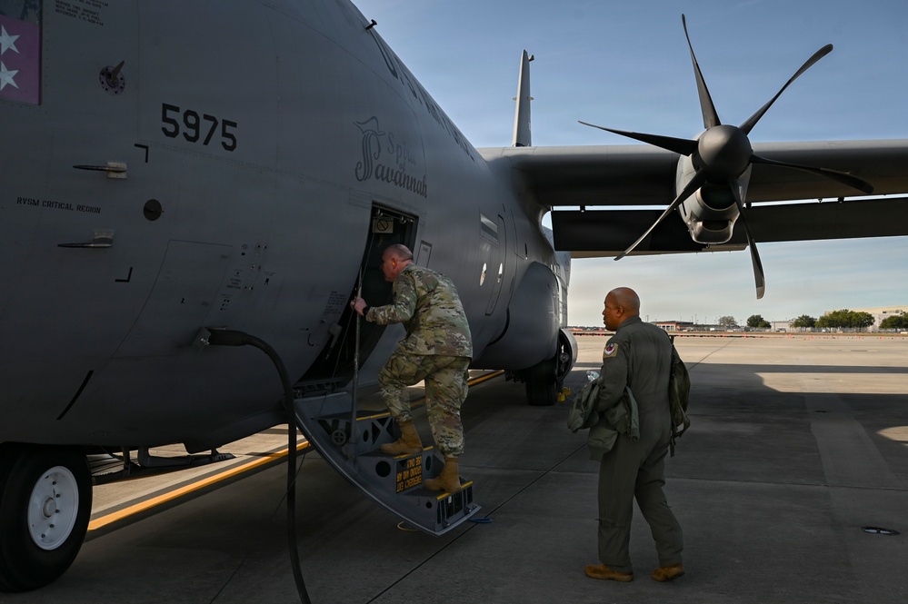 Georgia National Guard Leadership Visits 165th Airlift Wing During Drill Weekend