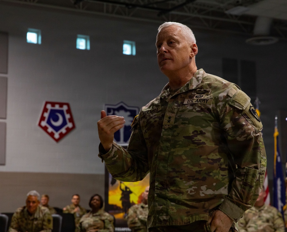 South Carolina National Guard VIPs visit Operation Palmetto Warrior Soldiers