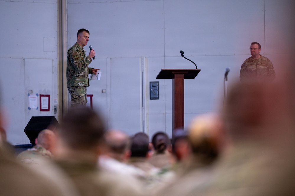 The 155th Attends Commander's Call