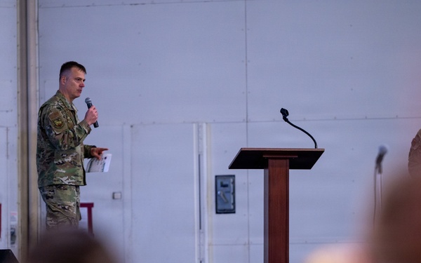 The 155th Attends Commander's Call