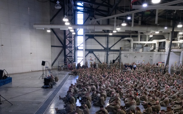 The 155th Attends Commander's Call