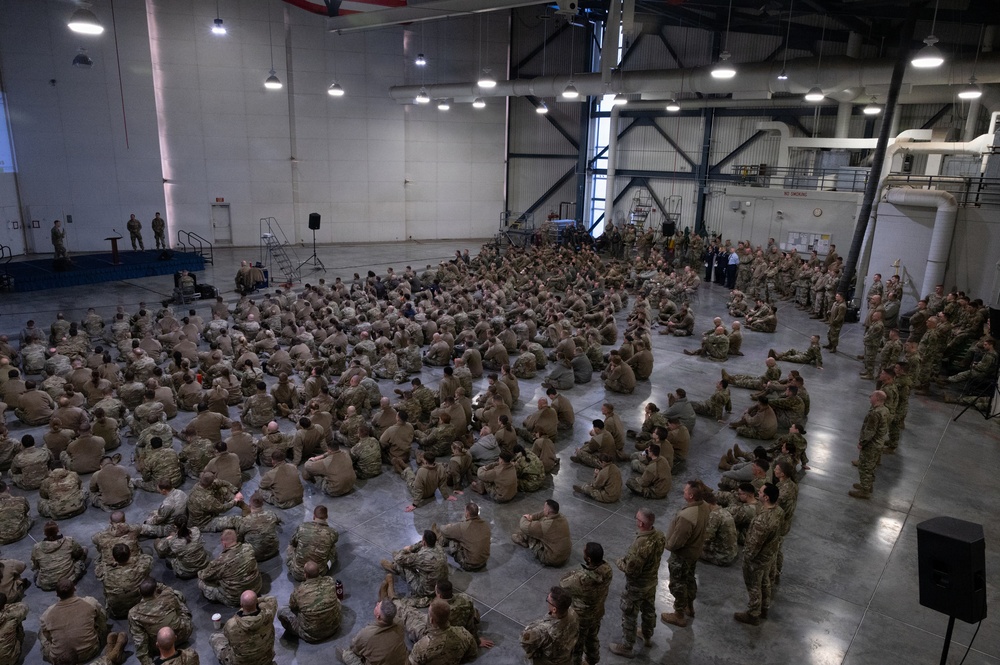 The 155th Attends Commander's Call