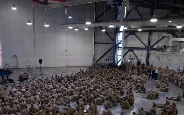 The 155th Attends Commander's Call