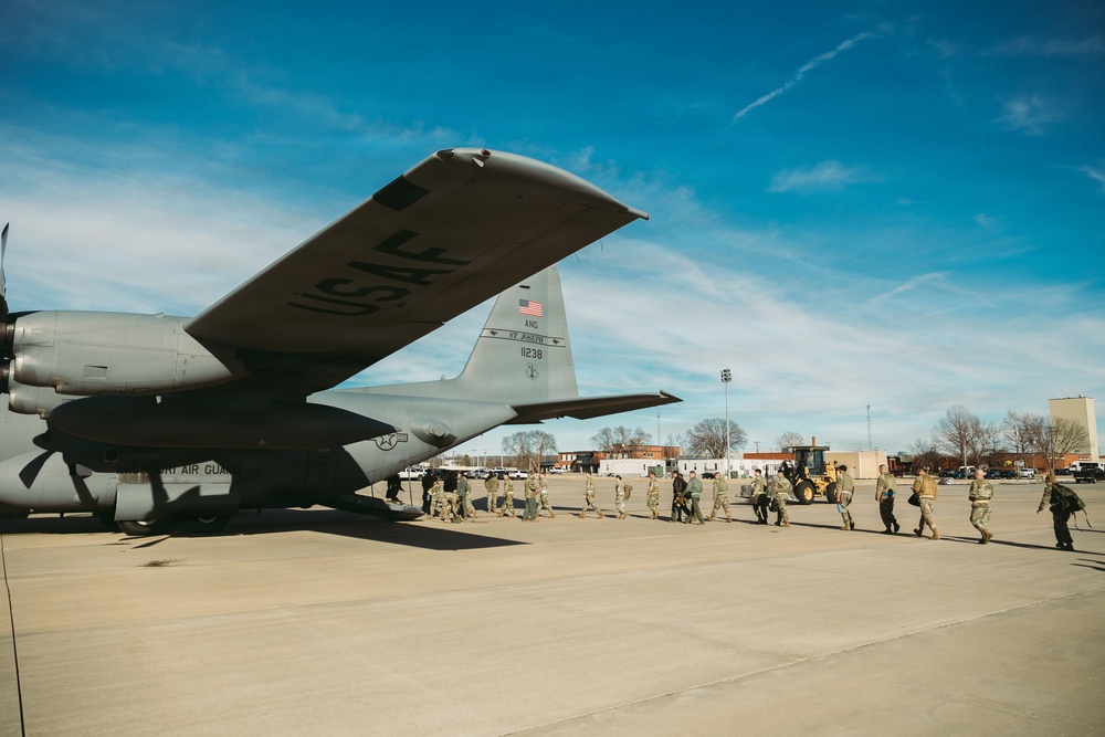 139th Airlift Wing Airmen prepare to fly