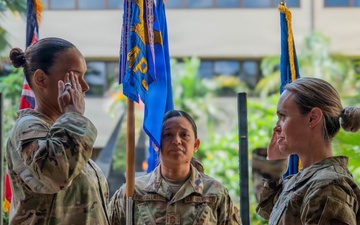 Maj. Chelsea Hendel assumes command of 48th Aerial Port Squadron