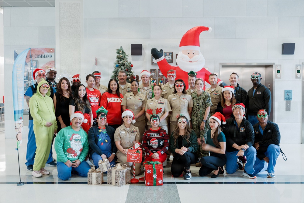 Hospital Nurses Celebrate the Holidays at U.S. Naval Hospital Guam