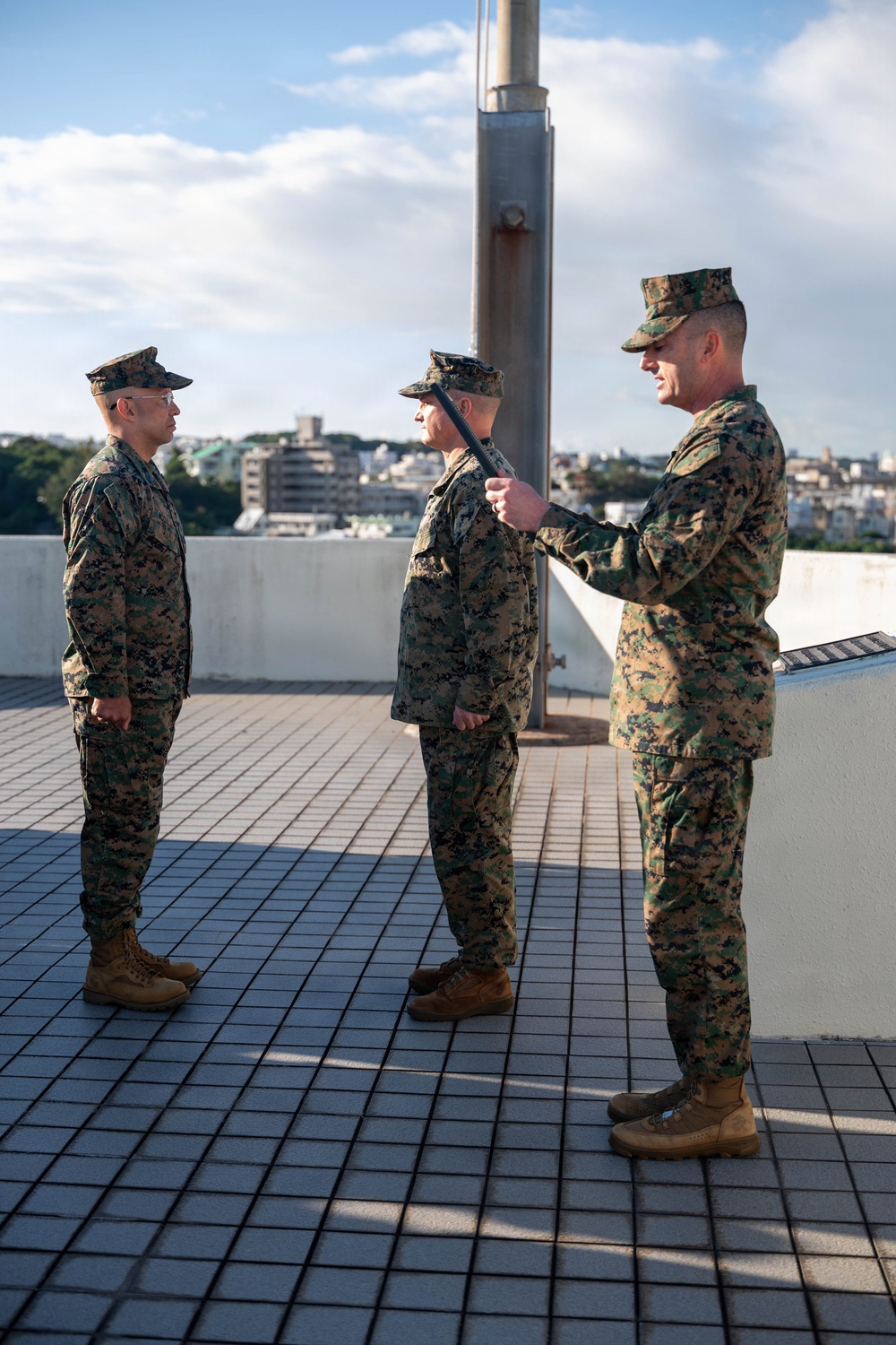 Master Sgt. McCullar redesignates to first sergeant