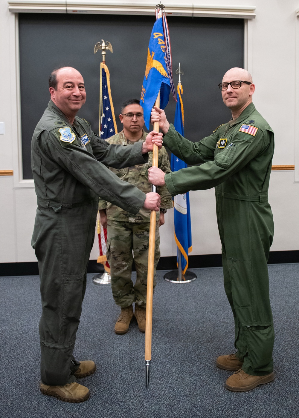 446th Operation Support Squadron Change of Command