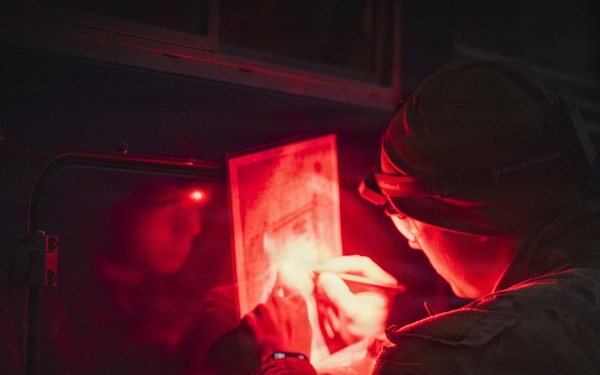 3-161 Soldiers practice land navigation for E2B preparation