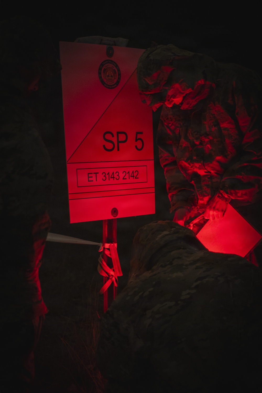 3-161 Soldiers practice land navigation for E2B preparation