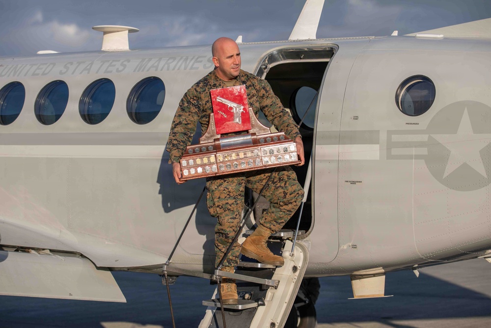 Iwakuni Marine shooting team returns victorious