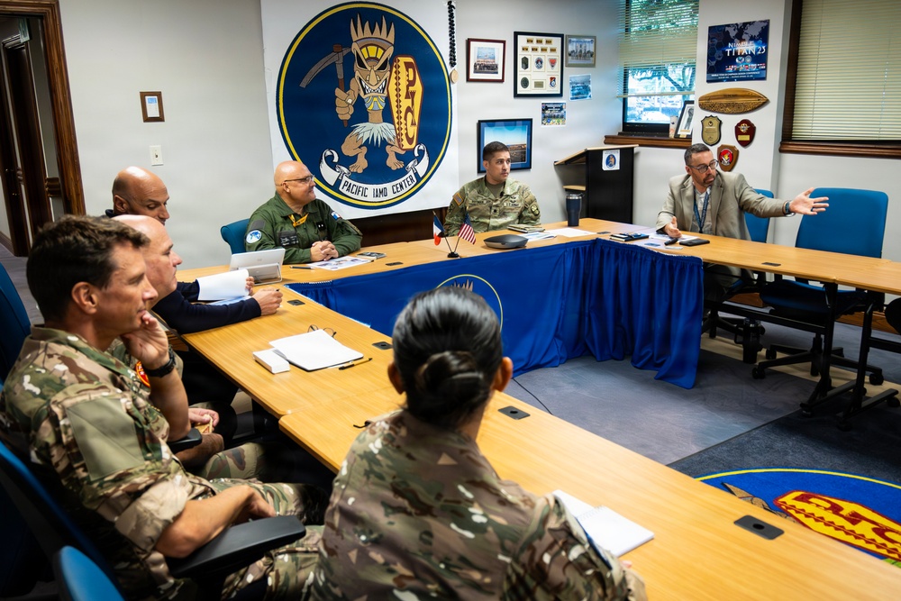 Pacific IAMD Command welcomes French Delegation leadership