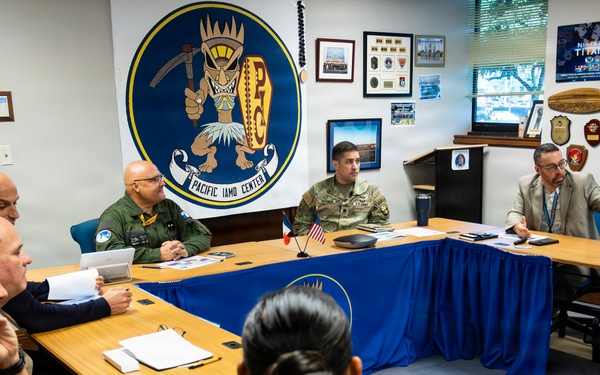 Pacific IAMD Command welcomes French Delegation leadership