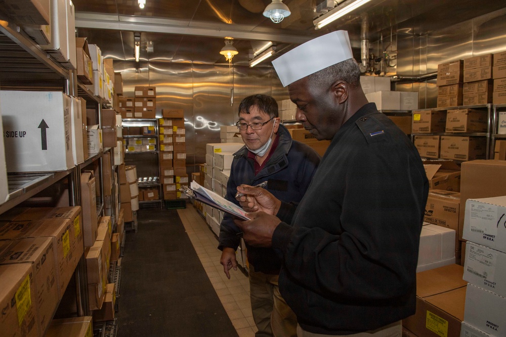 CFAY Commodore Matthew C. Perry General Mess NEY Inspection