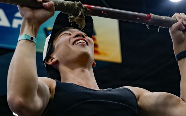 U.S. Marines attend Los Angeles Fitness Expo