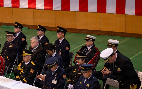CFAS Attends Annual Saikai City Fire Department Dezome-shiki Ceremony