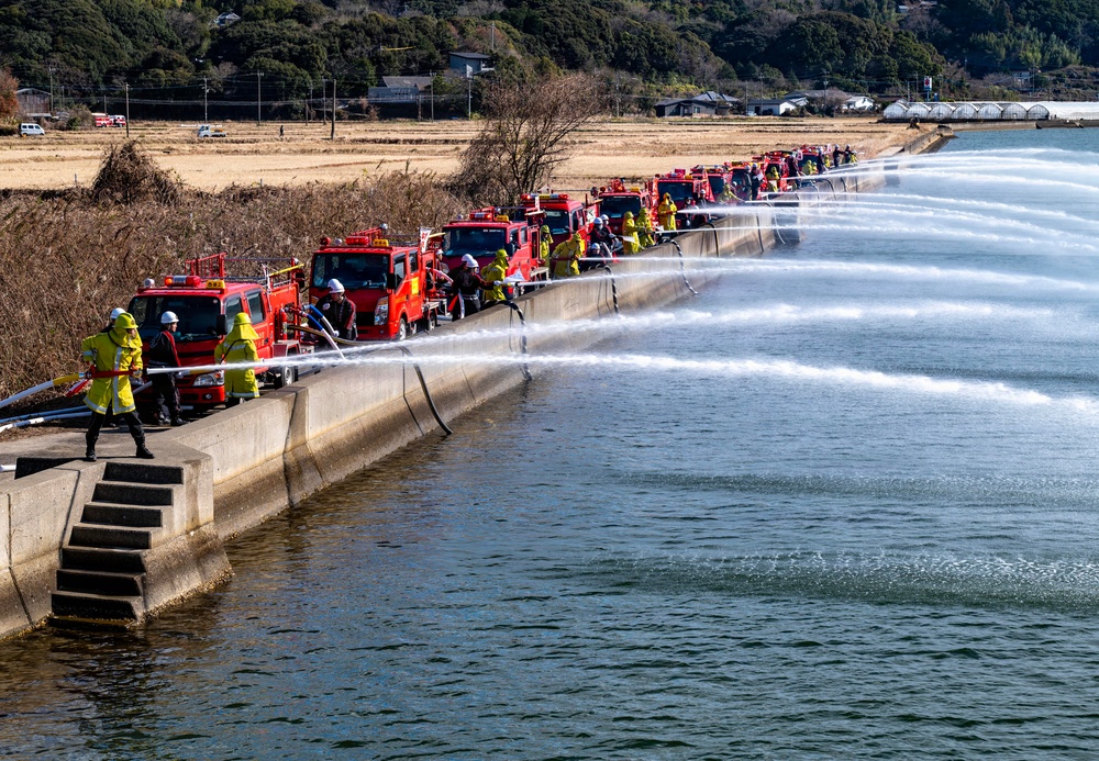 CFAS Attends Annual Saikai City Fire Department Dezome-shiki Ceremony