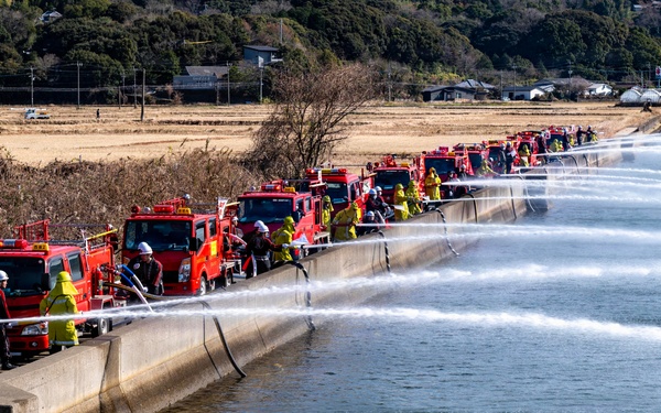 CFAS Attends Annual Saikai City Fire Department Dezome-shiki Ceremony