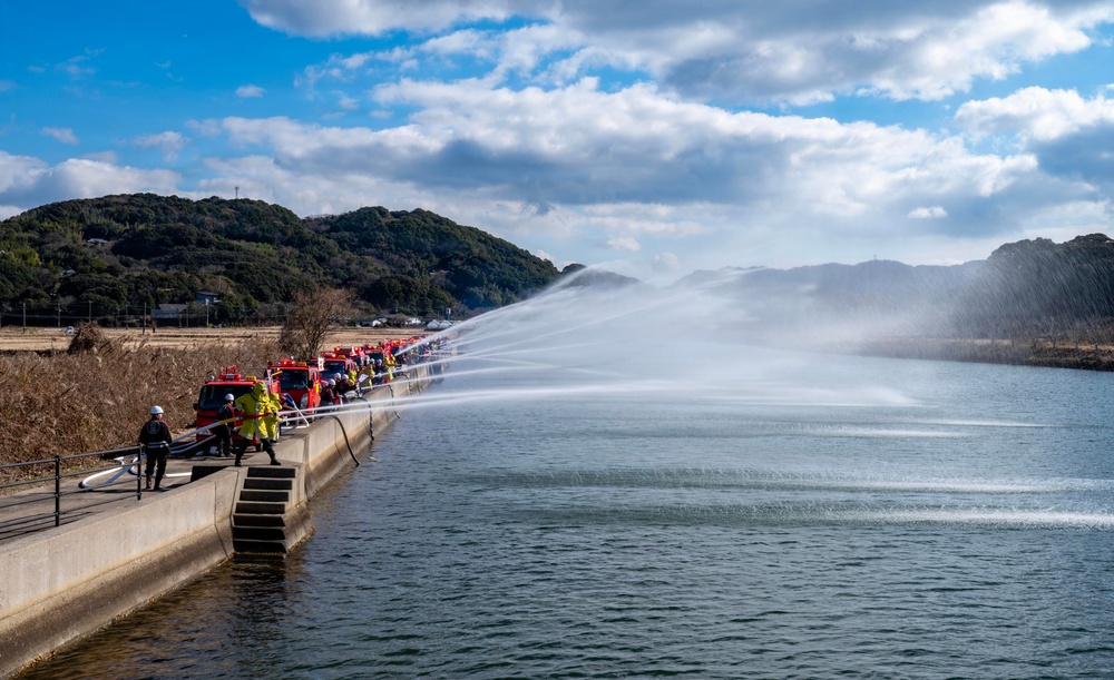 CFAS Attends Annual Saikai City Fire Department Dezome-shiki Ceremony