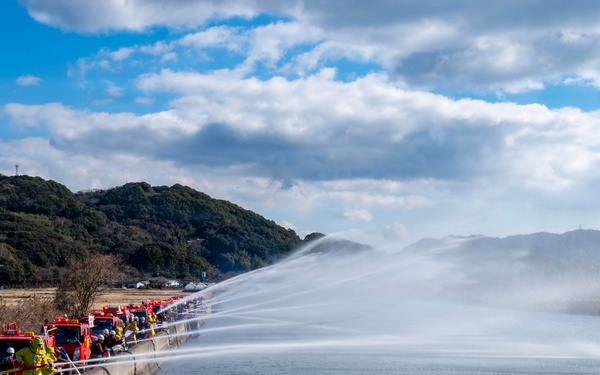 CFAS Attends Annual Saikai City Fire Department Dezome-shiki Ceremony