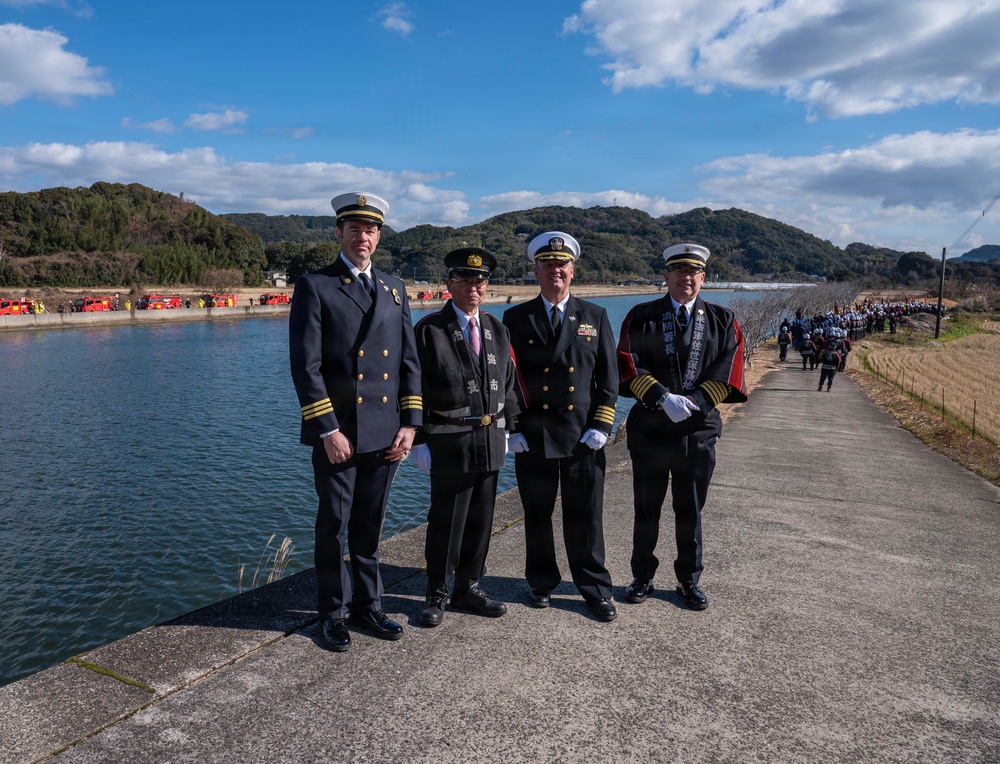 CFAS Attends Annual Saikai City Fire Department Dezome-shiki Ceremony