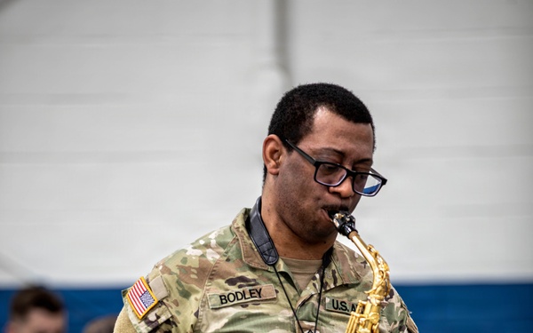 129th Army Band performs at Change of Command Ceremony
