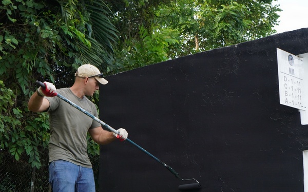 Guam Marines participate in the years first revitalization mission at Guam Veterans Cemetery