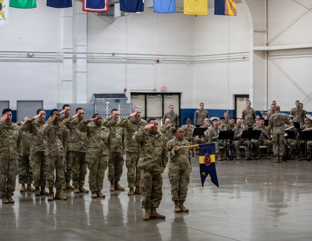 HHD 301st Troop Command holds change of command ceremony