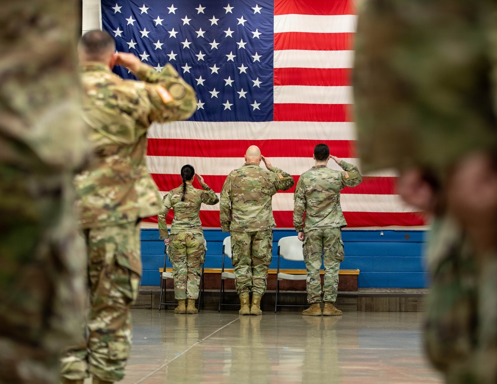 HHD 301st Troop Command holds change of command ceremony
