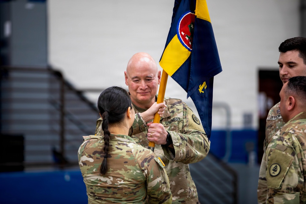 HHD 301st Troop Command holds change of command ceremony at JFHQ