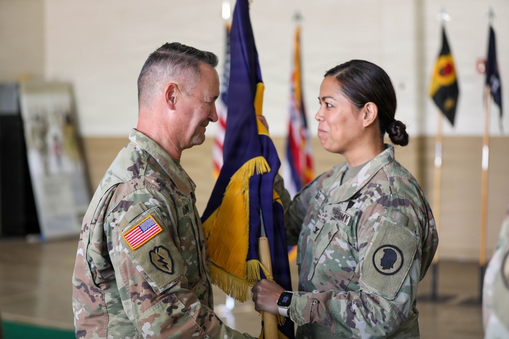 103rd Troop Command change of responsibility