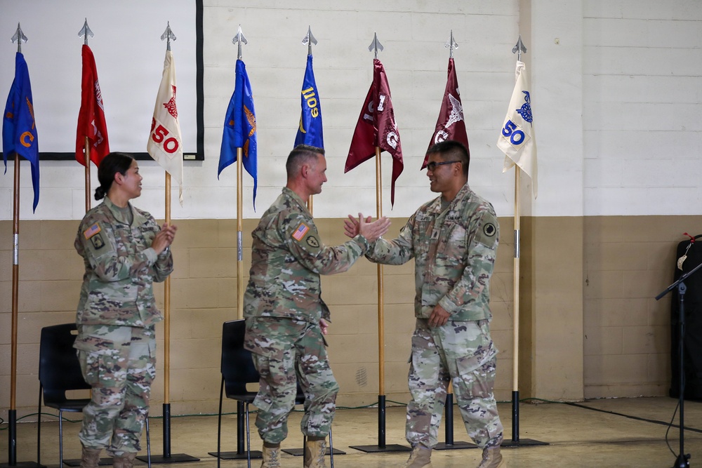 103rd Troop Command change of responsibility