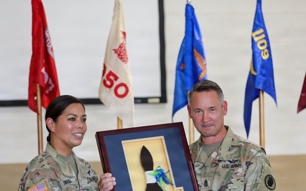 103rd Troop Command change of responsibility