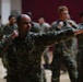 1st Signal Brigade soldiers take a Taekwondo yellow belt promotion test