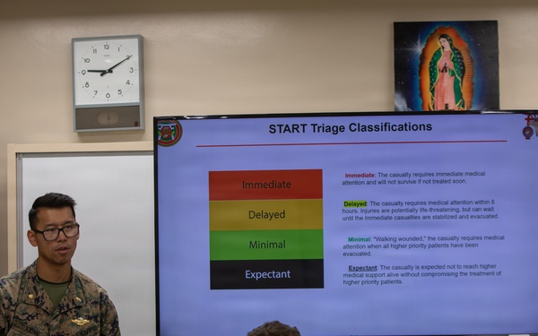 3rd MLG Chaplains And Religious Program Specialists Participate in a Mass Casualty Training Course on Camp Kinser