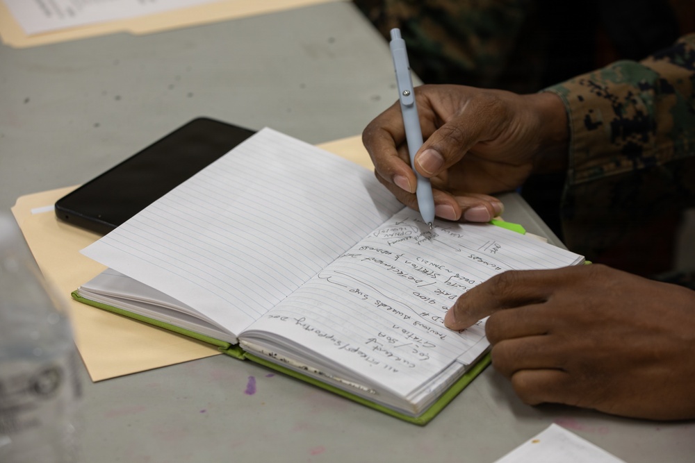 3rd MLG Chaplains And Religious Program Specialists Participate in a Mass Casualty Training Course on Camp Kinser