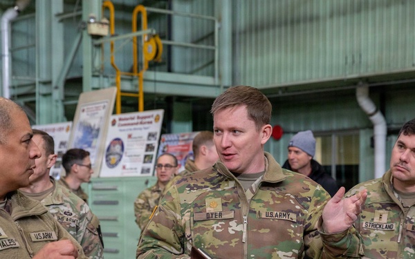 The U.S. Army Materiel Support Command - Korea hosted Maintenance Managers and Executive Officers from the 2nd Infantry Division at our Combat Power Generation Center (CPGC) on Jan. 9.